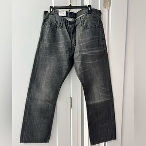 NWT Levi’s Faded Black 514 Jeans 36x30